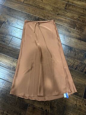 Silky looking maxi skirt